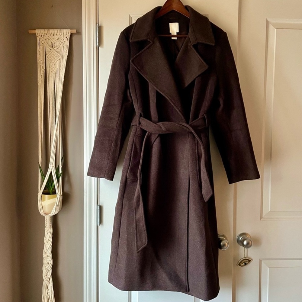 H&M Chocolate Trenchcoat